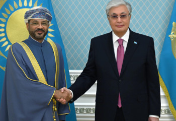 Kazakh President receives Omani Foreign Minister
