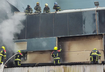 Астанадағы сауда орталығы өртенді