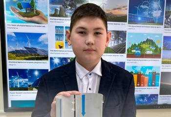 Школьник из области Абай создал систему выработки электричества из водопровода