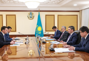 Olzhas Bektenov discussed with EDB head Nikolay Podguzov joint implementation of infrastructure projects