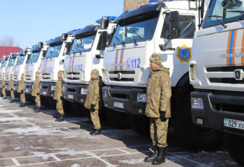 Қарағанды облысындағы ТЖМ әскери бөліміне арнайы техникалар табысталды