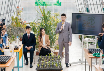Таза Қазақстан: Атырау облысына оқушыларға ашық сабақ өткізілді