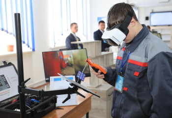 Выставку рабочих профессий и сельскохозяйственной техники организовали в Кобдинском многопрофильном колледже