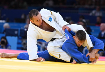 Казахстанский дзюдоист поднялся на пьедестал почета на Grand Slam в Ташкенте