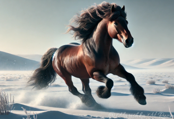 Немецкая семья переехала в Казахстан, чтобы заняться коневодством