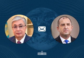President of Kazakhstan congratulates his Bulgarian counterpart  on Liberation Day