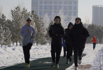 Массовый забег среди детей прошел в Астане