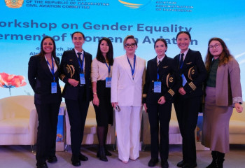 Алматыда алғаш рет авиациядағы гендерлік теңдік бойынша семинар басталды