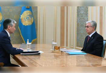 Президент Казахстана принял акима области Ұлытау Дастана Рыспекова