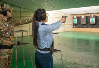 В МВД Казахстана выбрали лучших женщин-стрелков