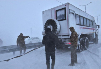 255 человек спасены из снежного плена за пять дней в Казахстане