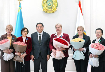 Алматинки получили госнаграды от имени Президента