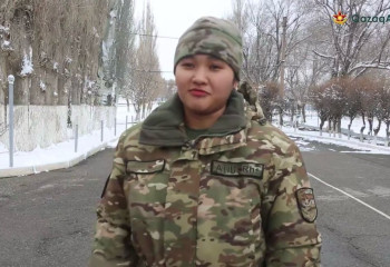 У меня была мечта, и я ее осуществила»: жительница Тараза выбрала военную службу