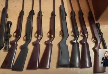 360 единиц огнестрельного оружия изъяли полицейские у казахстанцев