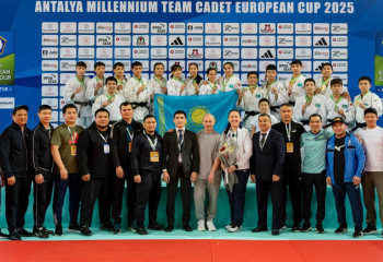 Дзюдодан жасөспірімдер құрамасы Еуропа кубогін 17 медальмен бастады