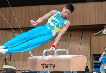 Казахстанский гимнаст завоевал «бронзу» в Баку
