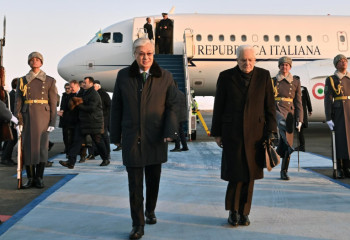 Италия Президенті Серджо Маттарелла Астанаға келді