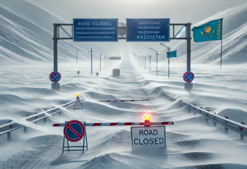 Для всех видов транспорта: в 6 регионах Казахстана из-за непогоды закрыты дороги