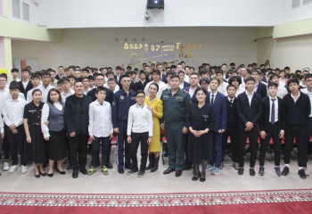 Военнослужащие Нацгвардии РК встретились со школьниками