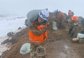 В Актюбинской области продолжаются противопаводковые мероприятия