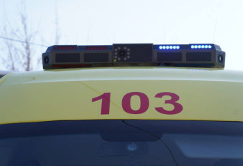 Камеру фиксации установили на крышу кареты Скорой помощи в Акмолинской области