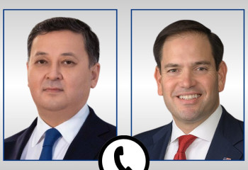 Kazakh FM and US Secretary of State talk over phone