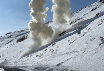 32 снежные лавины самопроизвольно сошли в Казахстане с начала лавиноопасного периода