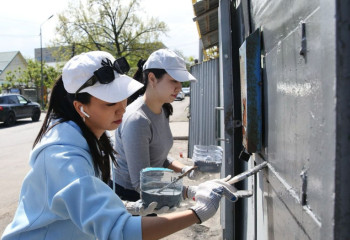 В Алматы стартует акция по благоустройству дворов: как получить бесплатную краску