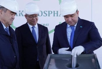 Түркістанда 1000 адамды жұмыспен қамтитын зауыттың капсуласы салынды