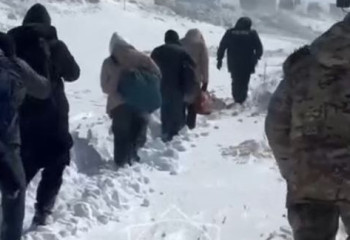 Абай облысында 96 адам қар құрсауында қалып қойған