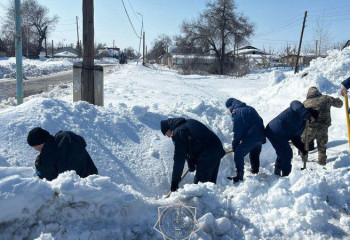 В области Абай усилена работа по предотвращению подтоплений
