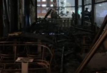 Ақтауда дәмхана өртенді