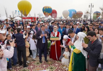 Түркістанда Наурыз мерекесі халықаралық деңгейде атап өтілді