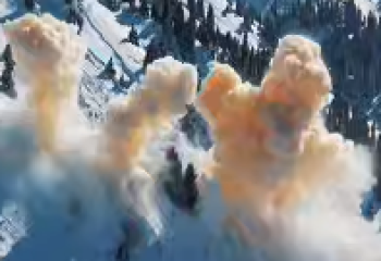 В Алматы снижают лавинную опасность с помощью профилактических взрывов