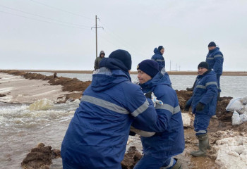В СКО проводят активные противопаводковые работы для защиты населённых пунктов
