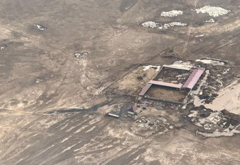 Обследование с воздуха паводкоопасных участков провели в области Абай