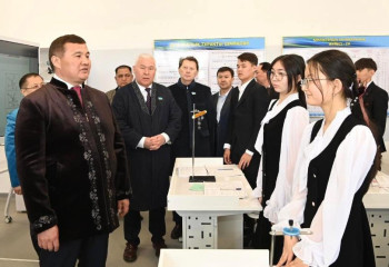 В селе Жанкожа батыр в Казалинском районе открылась комфортная школа на 300 мест