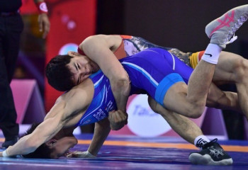 Борец Султан Асетулы вышел в полуфинал чемпионата Азии в Иордании