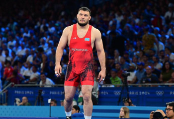 Kazakhstan’s Alimkhan Syzdykov wins silver at Asian Wrestling Championships