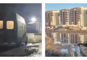 Акимат Семея ответил на критику состояния дорог к новой школе и медицинскому учреждению