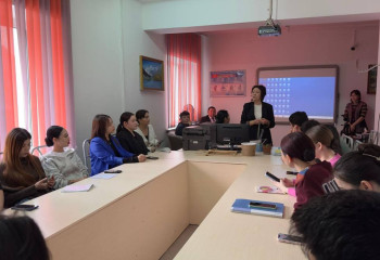 Students trained to recognize internet recruitment in  Almaty region