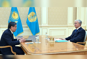 Kassym-Jomart Tokayev receives Akim of Almaty Yerbolat Dossaev