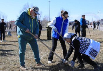 Масштабный субботник прошел в Актобе