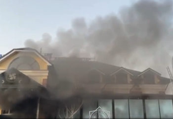 Шымкентте екі қабатты кафеден өрт шықты