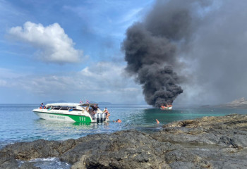 Взрыв катера у побережья Пхукета: пострадали туристы и экипаж