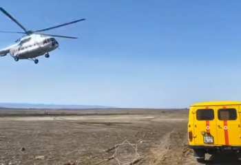 Вертолётом МЧС РК транспортирована тяжелобольная пациентка в ВКО