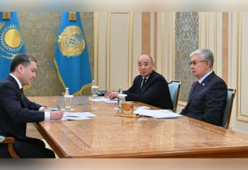 Президент Токаев принял министра промышленности и строительства Ерсайына Нагаспаева