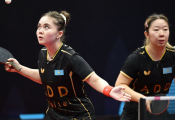 Казахстанки дошли до 1/4 финала международного турнира по настольному теннису в Словении
