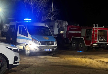 Полиция области Абай обеспечивает охрану порядка в зоне пожара