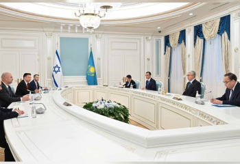 Президент Казахстана принял Председателя Кнессета Израиля: обсуждены технологии и водные ресурсы